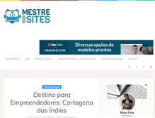 Tablet Screenshot of mestredossites.com.br